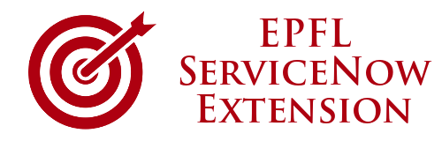 EPFL ServiceNow Extension