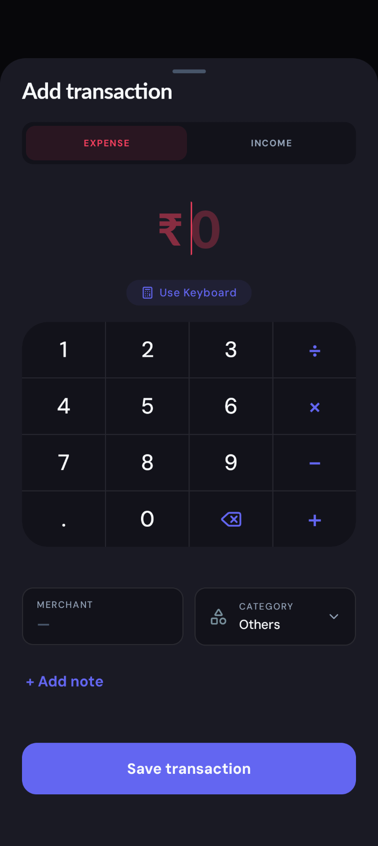Calculator Keypad