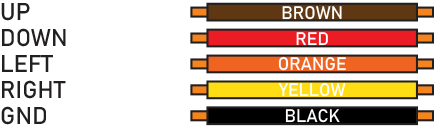 INSERTACO.IN Joystick Cable Colors