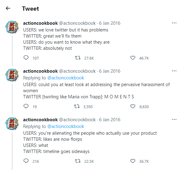 The same Twitter thread using the fallback system fonts