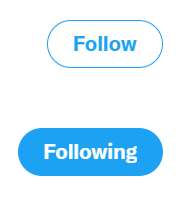 Uninverted Follow / Following buttons using the classic themed Twitter style