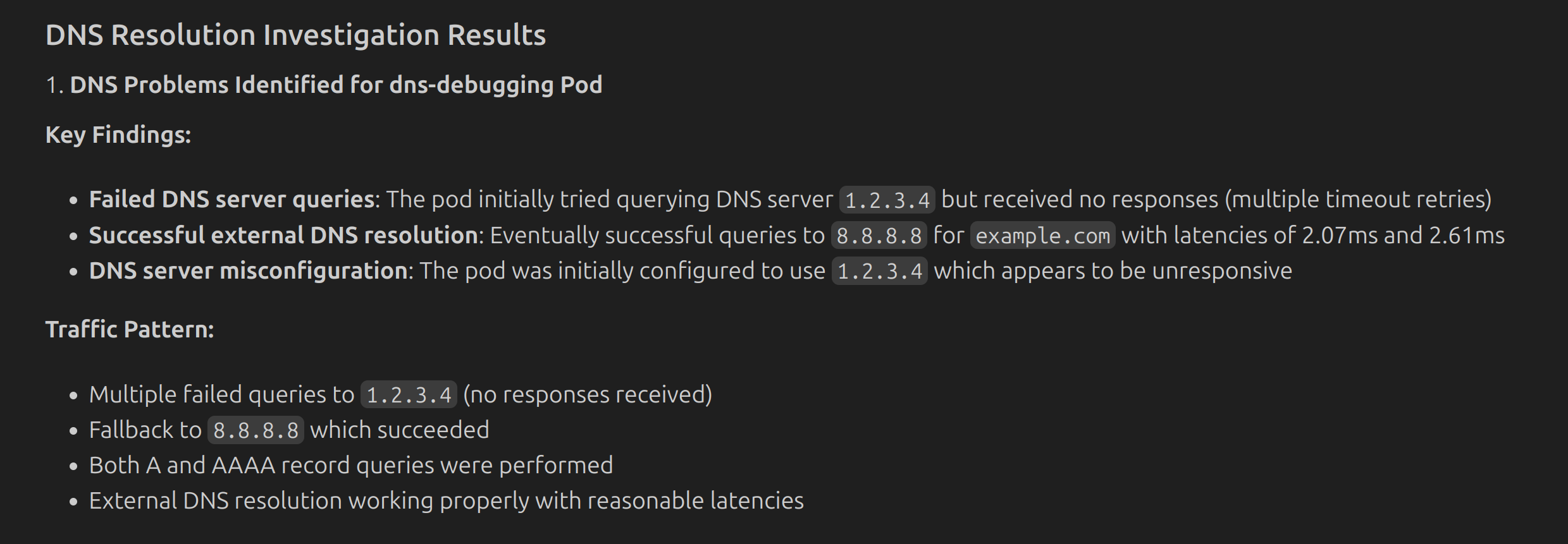 DNS Debugging