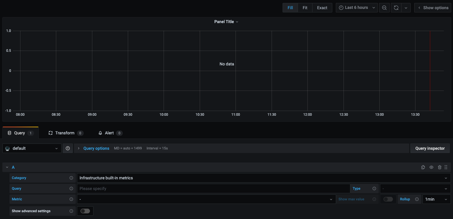 empty query editor