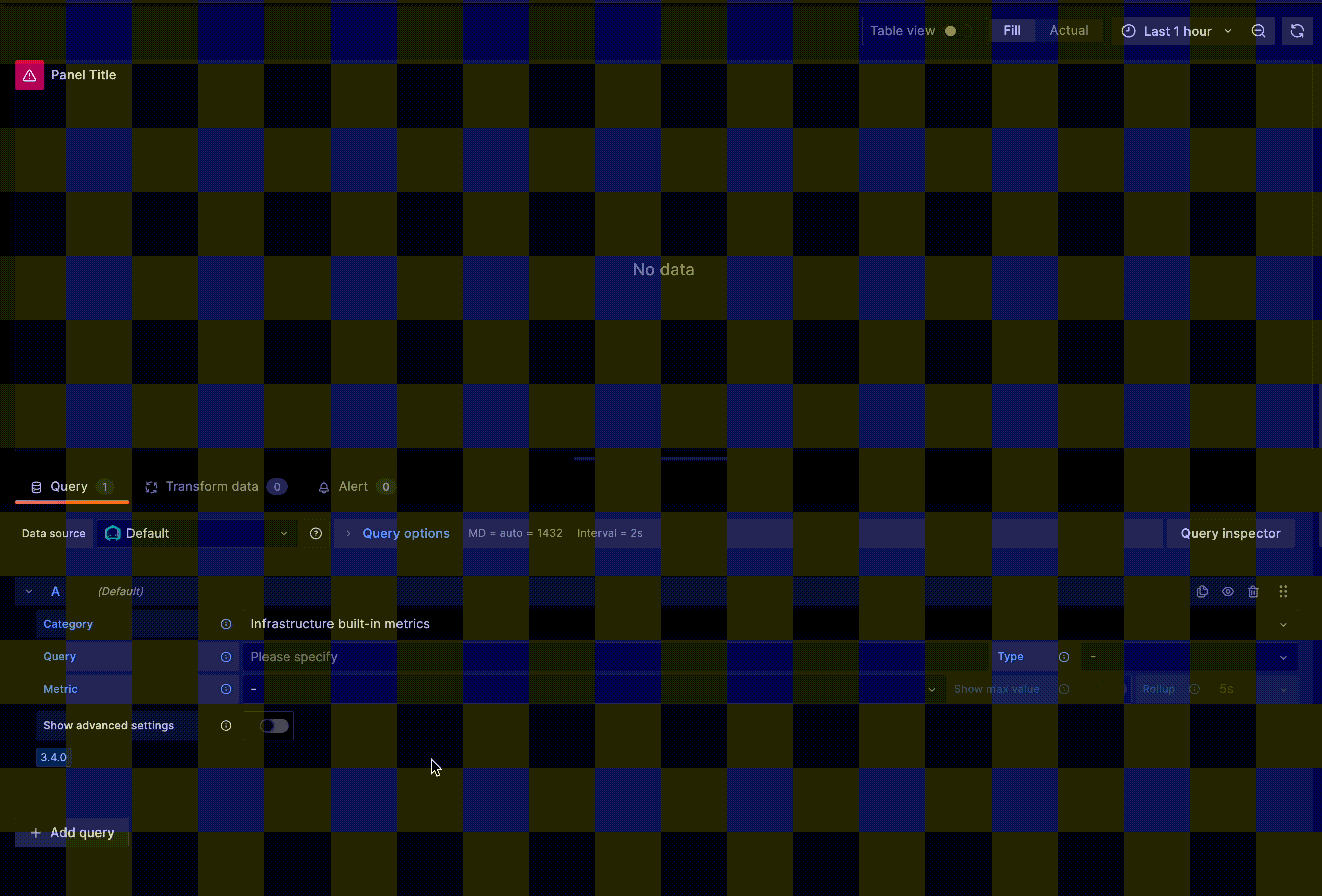 infra analyze plot graph