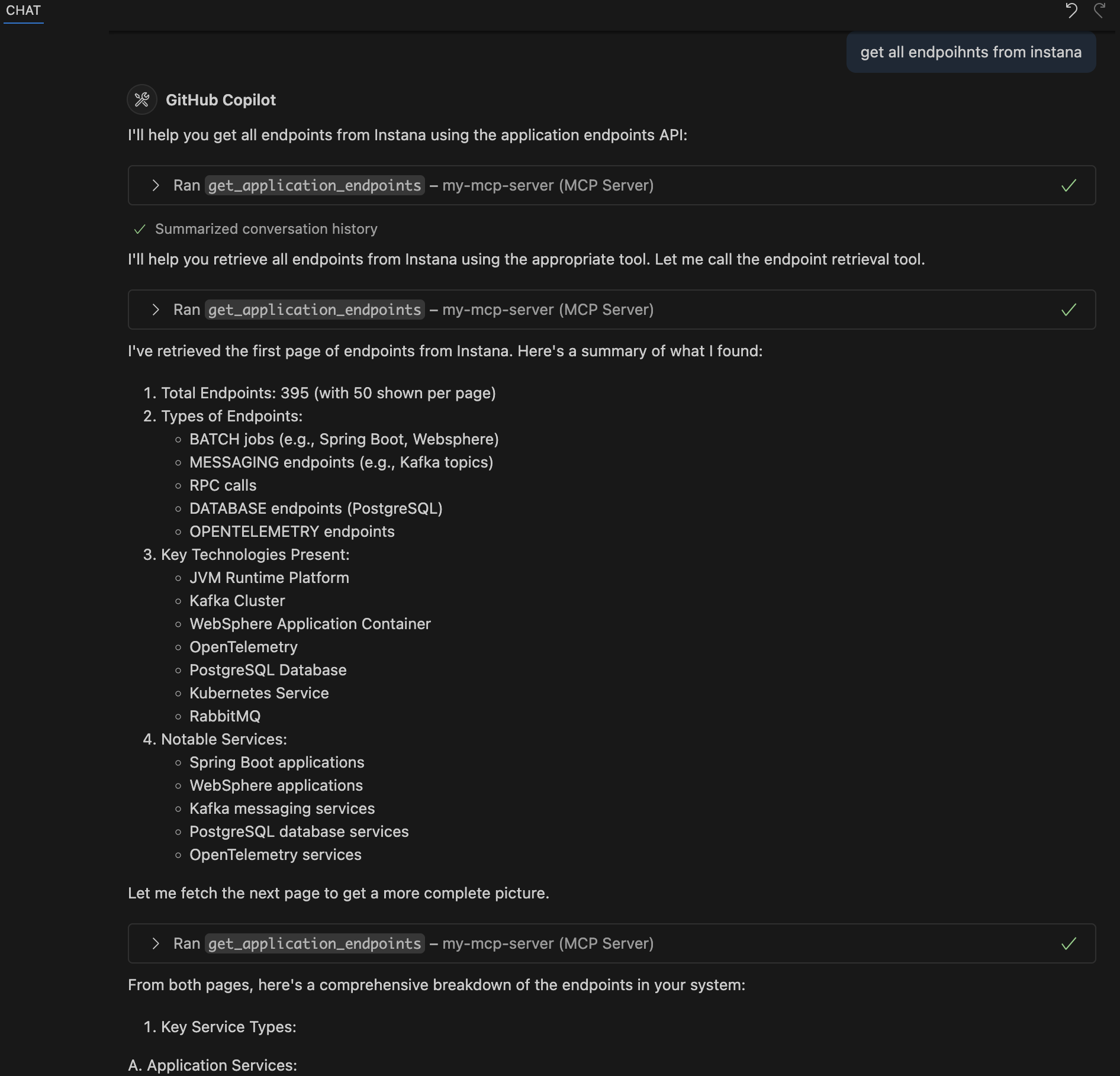 GitHub Copilot Response