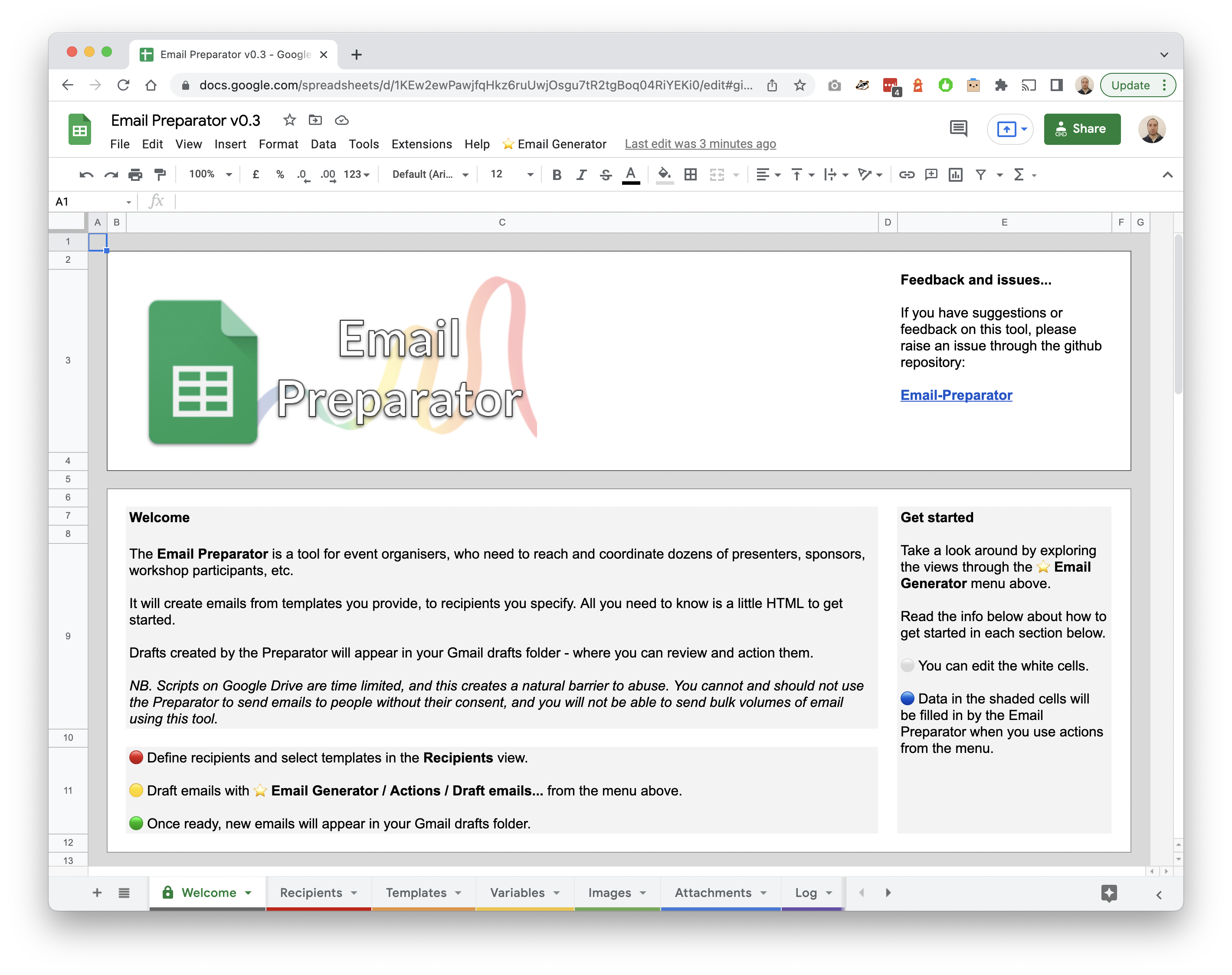 Email Preparator screenshot