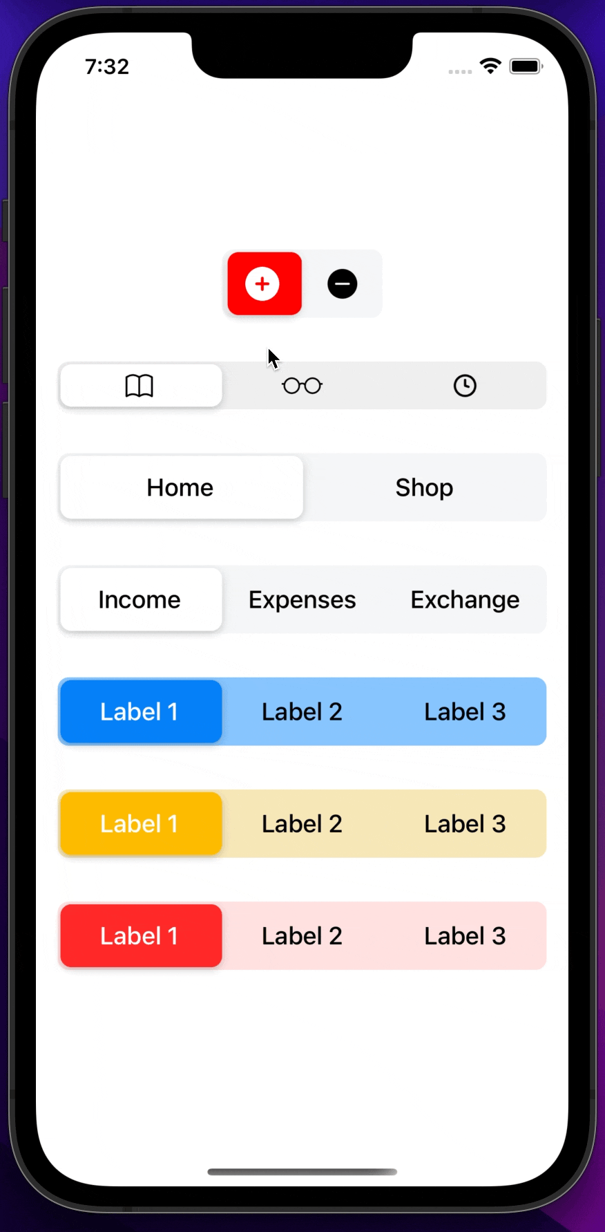 React Native Segmented Control 2