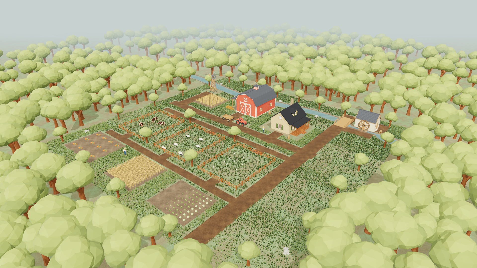 Explore the Farm scene