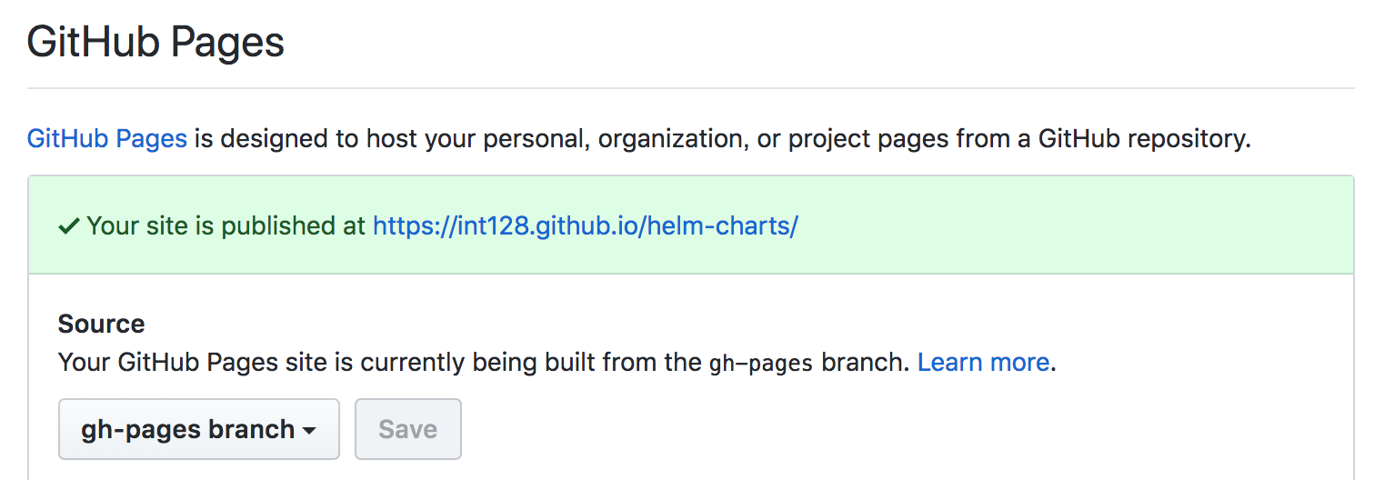 chart example helm GeekFactory Chartsã‚’GitHub Helm Pagesã§å…¬é–‹ã™ã‚‹