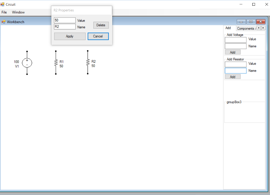 Circuit Builder Screenshot