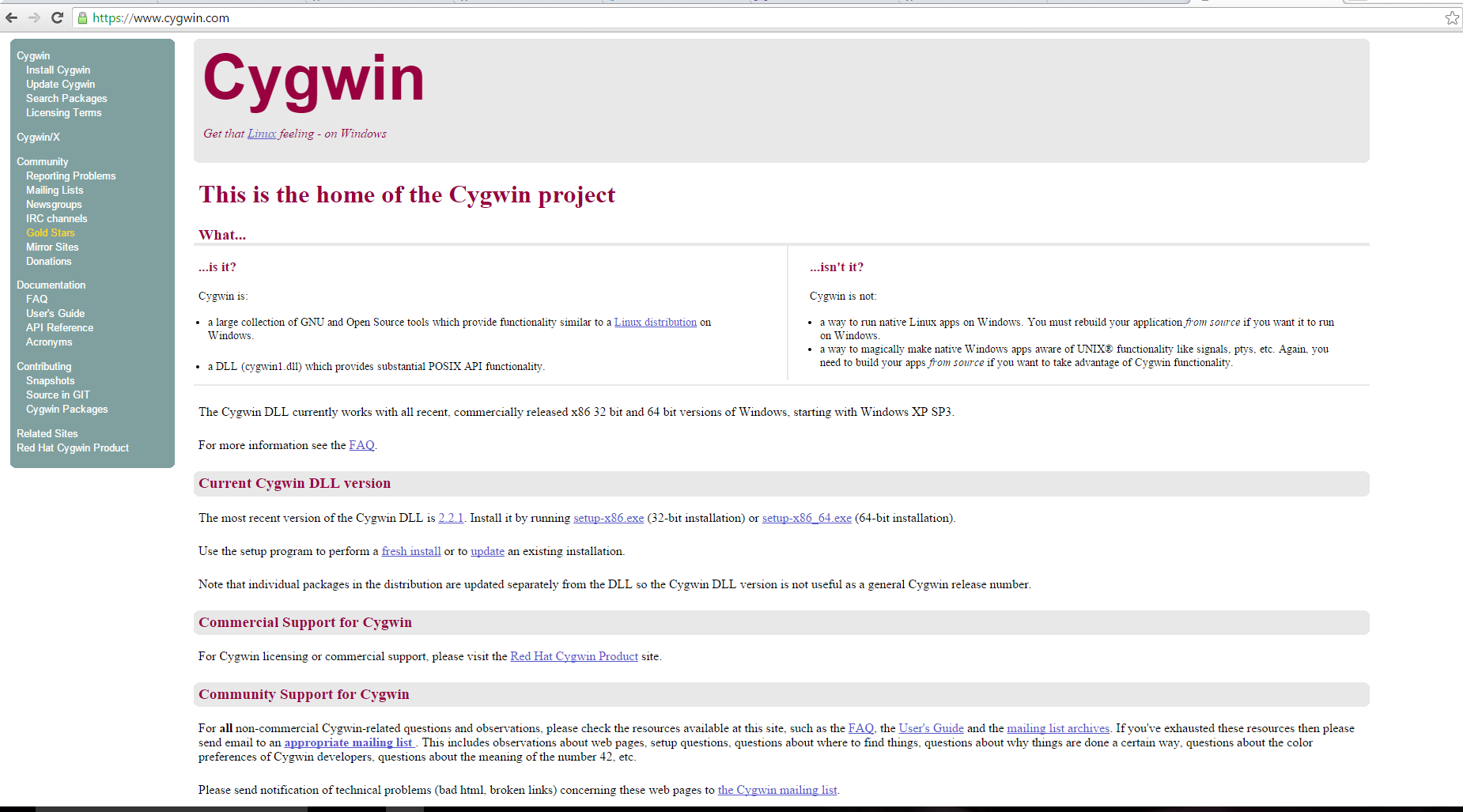 cygwin install git hub