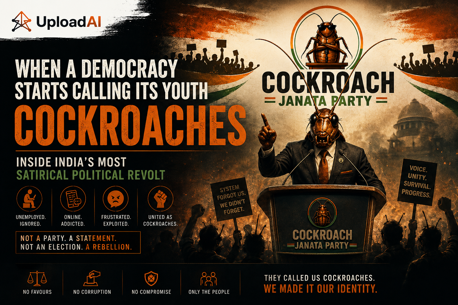 WHEN A DEMOCRACY STARTS CALLING ITS YOUTH “COCKROACHES”