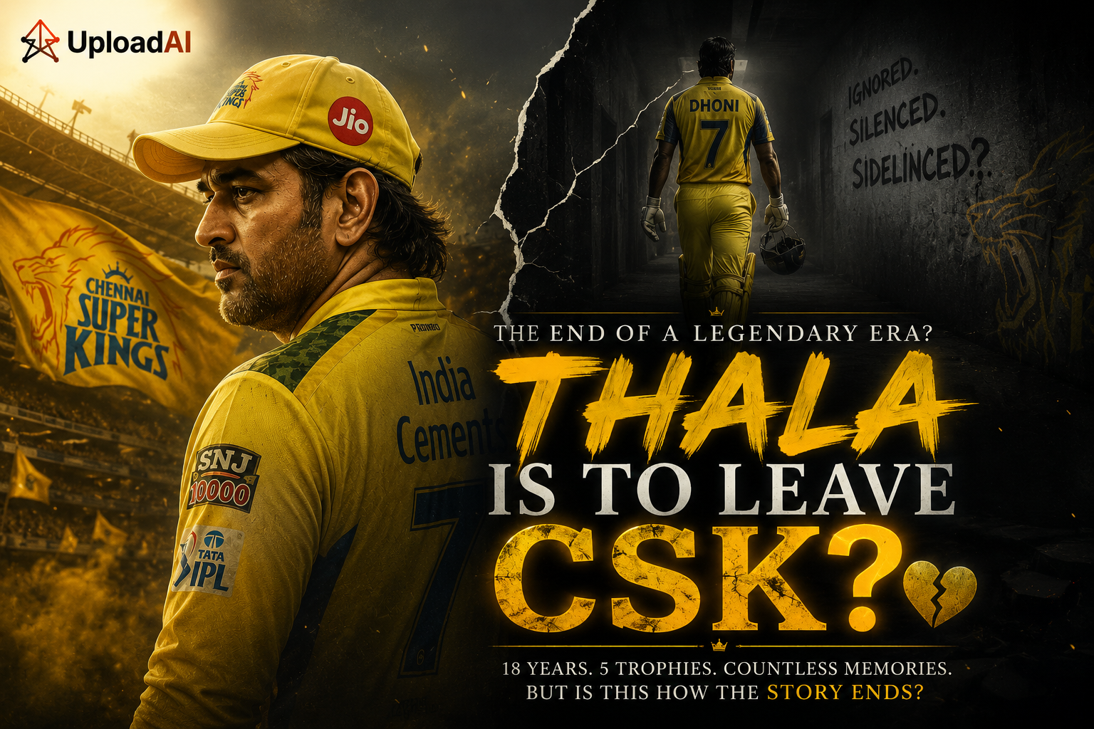 Dhoni to Leave CSK? 'They ignored Dhoni completely': MS Dhoni and CSK to end 18-year-long Partnership