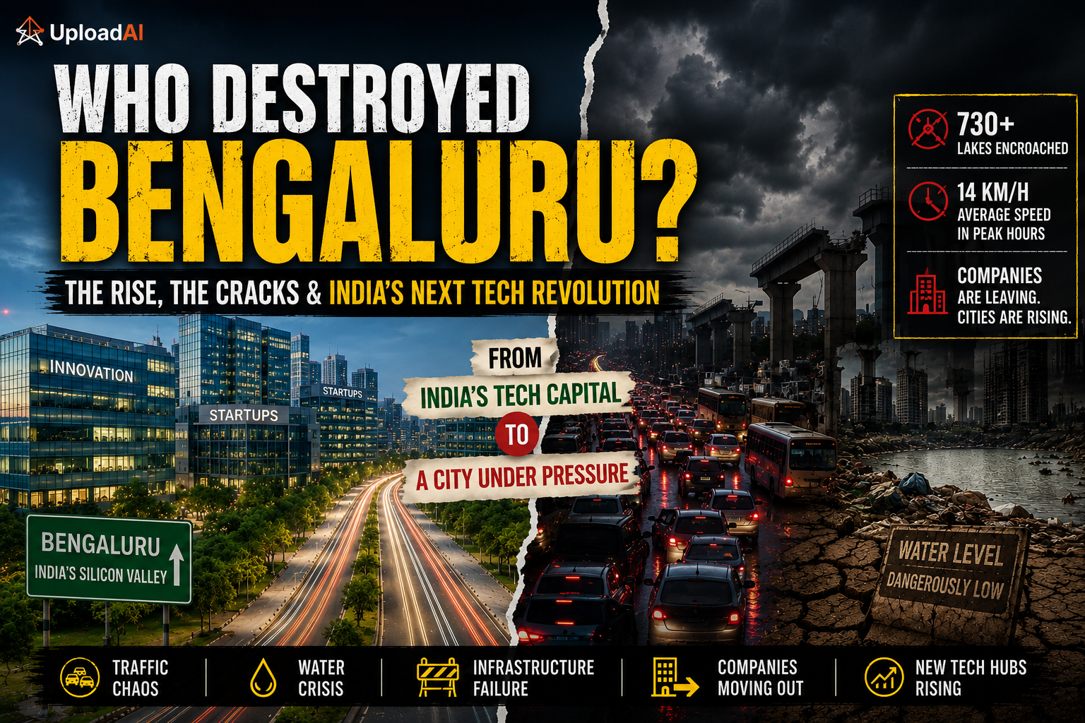 India Is Slowly Losing Bengaluru… Who Destroyed Bengaluru?