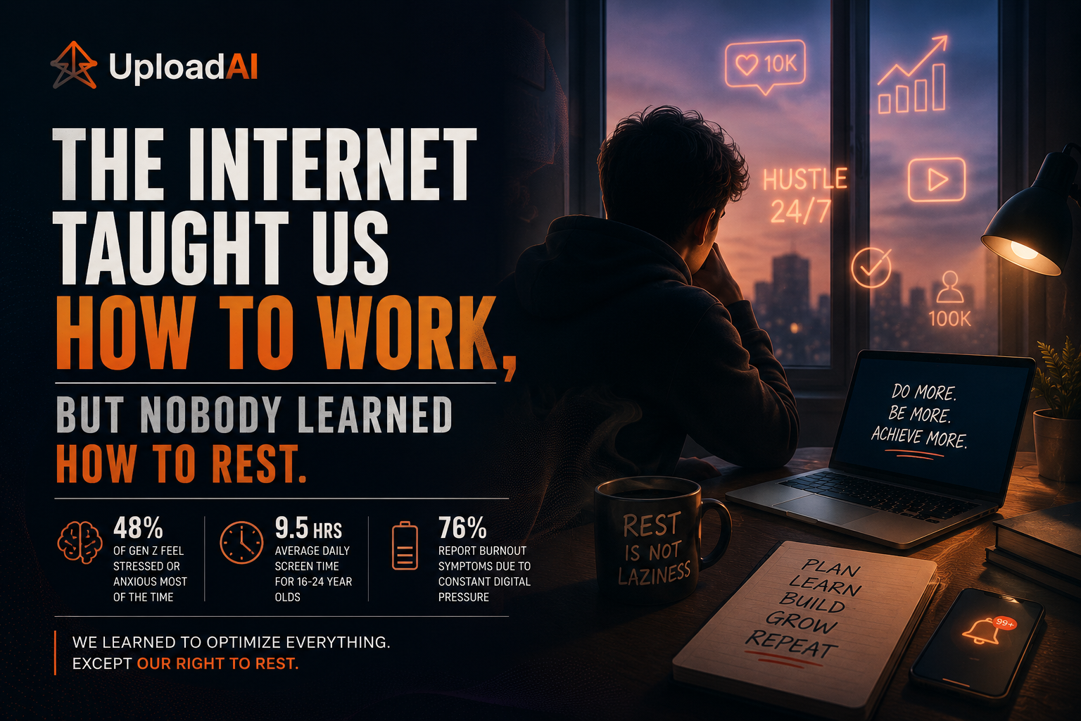 The Internet Taught Us How To Work
- But Nobody Learned How To Rest