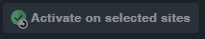 Active on selected sites