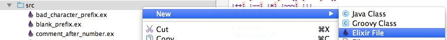 New Elixir File New Elixir File