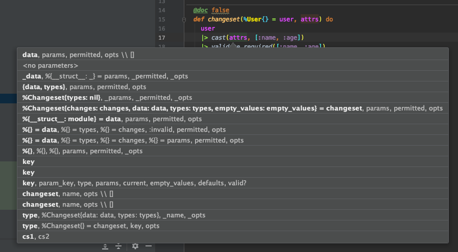 Ecto.Schema.cast parameters Ecto.Schema.cast parameters