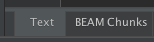 .beam file Editor Tabs .beam file Editor Tabs