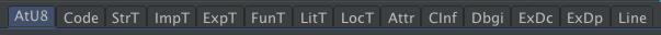 BEAM Chunks editor chunk tabs BEAM Chunks editor chunk tabs