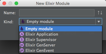 New Elixir File Kind New > Elixir File > Kind