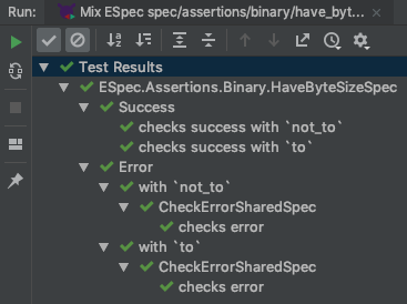 Full Green Test Results Test Results