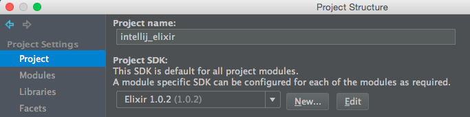 Project Settings Project Settings