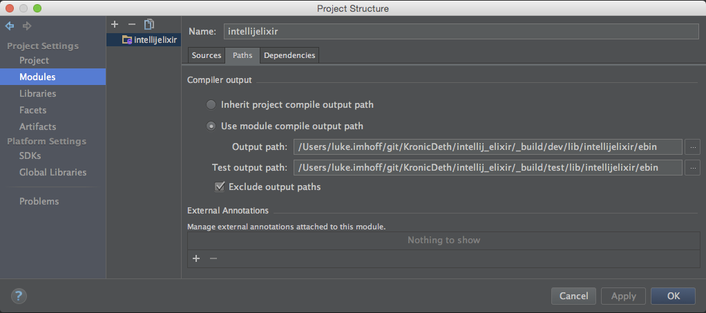 Module Paths Module Settings > Paths
