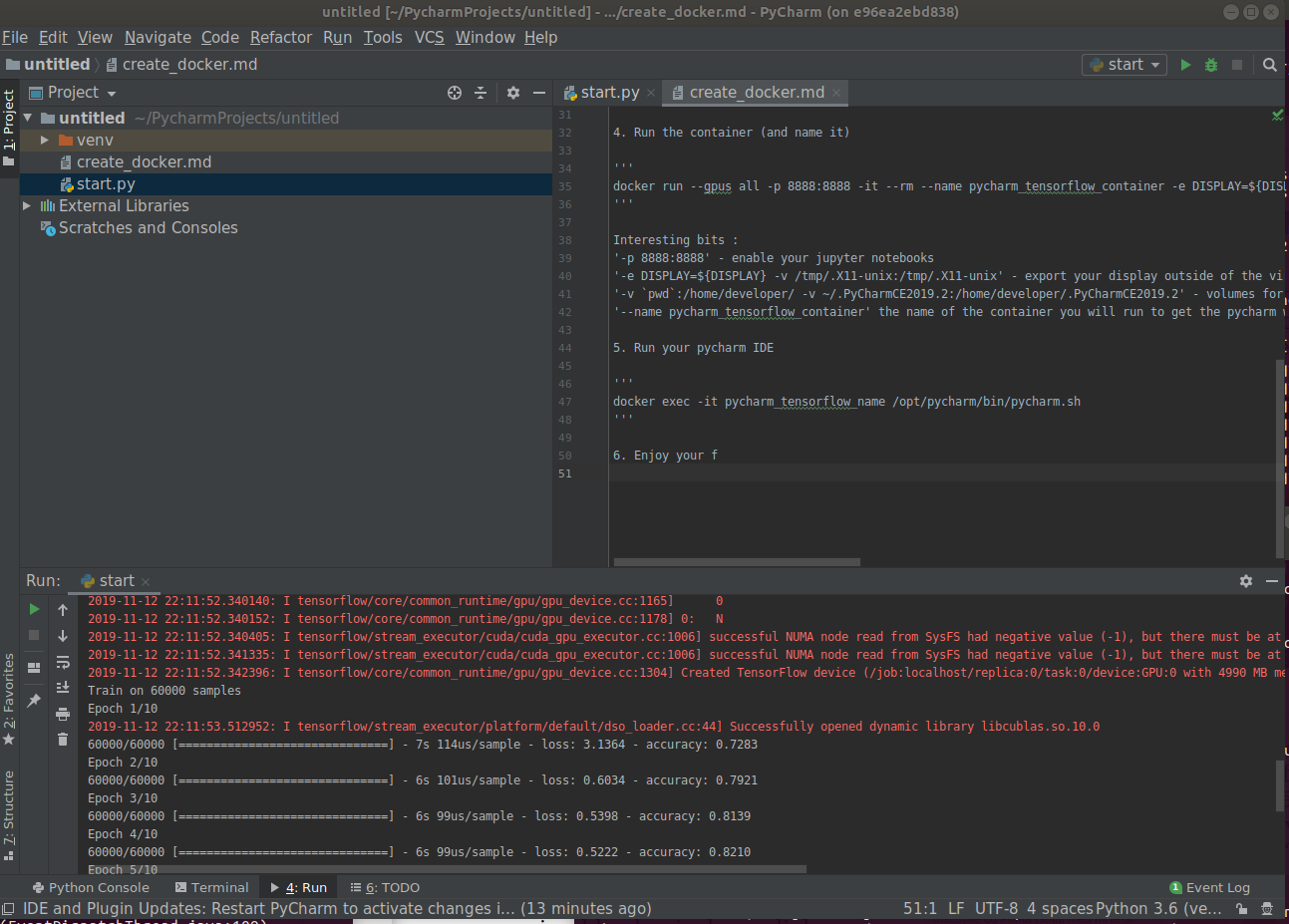 Pycharm Docker