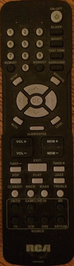 Surround Sound Remote