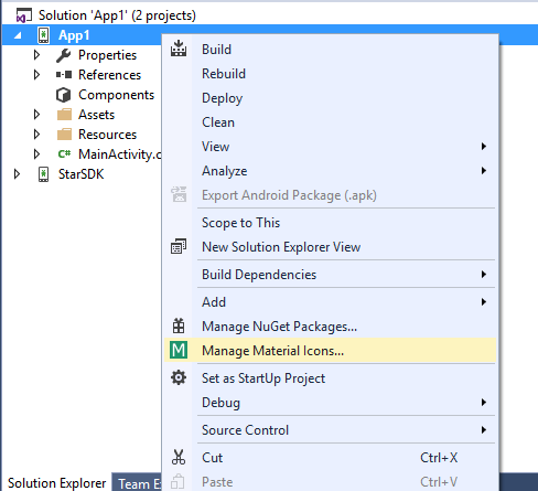 Context Menu