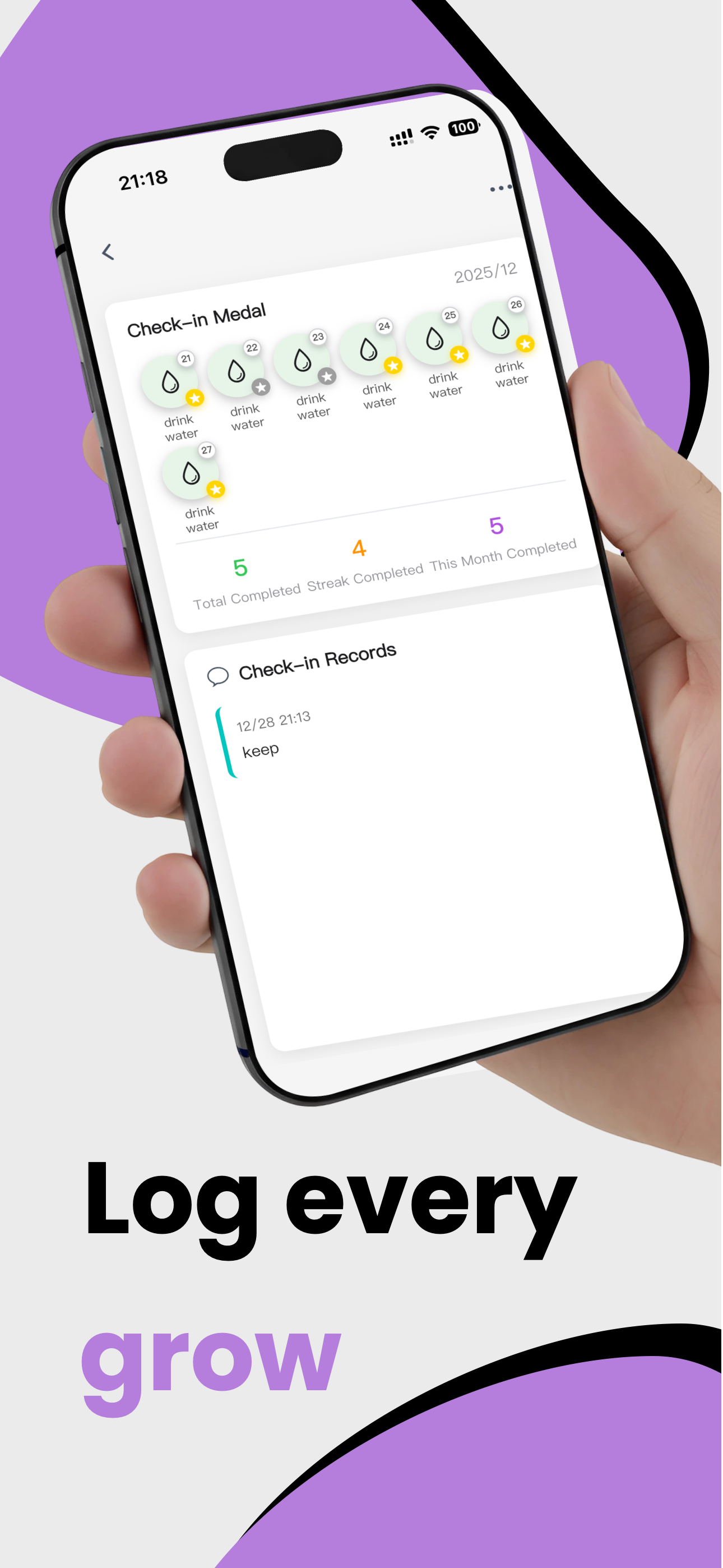HabitStep screen 3