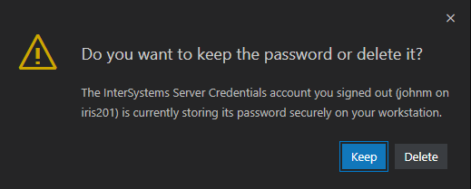 Delete password