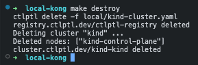 make destroy