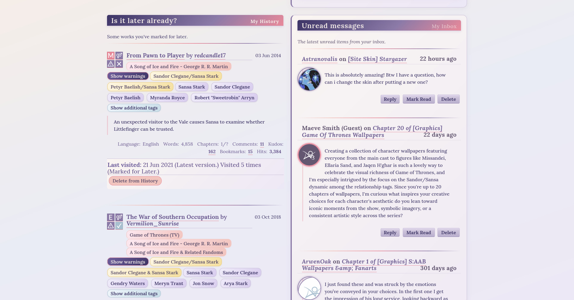 GitHub - intothisshadow/AO3-SiteSkin_MoonlitWisteria: Moonlit Wisteria ...