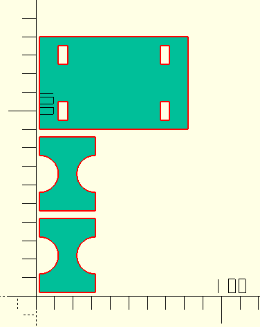 Lasercutting template for the table