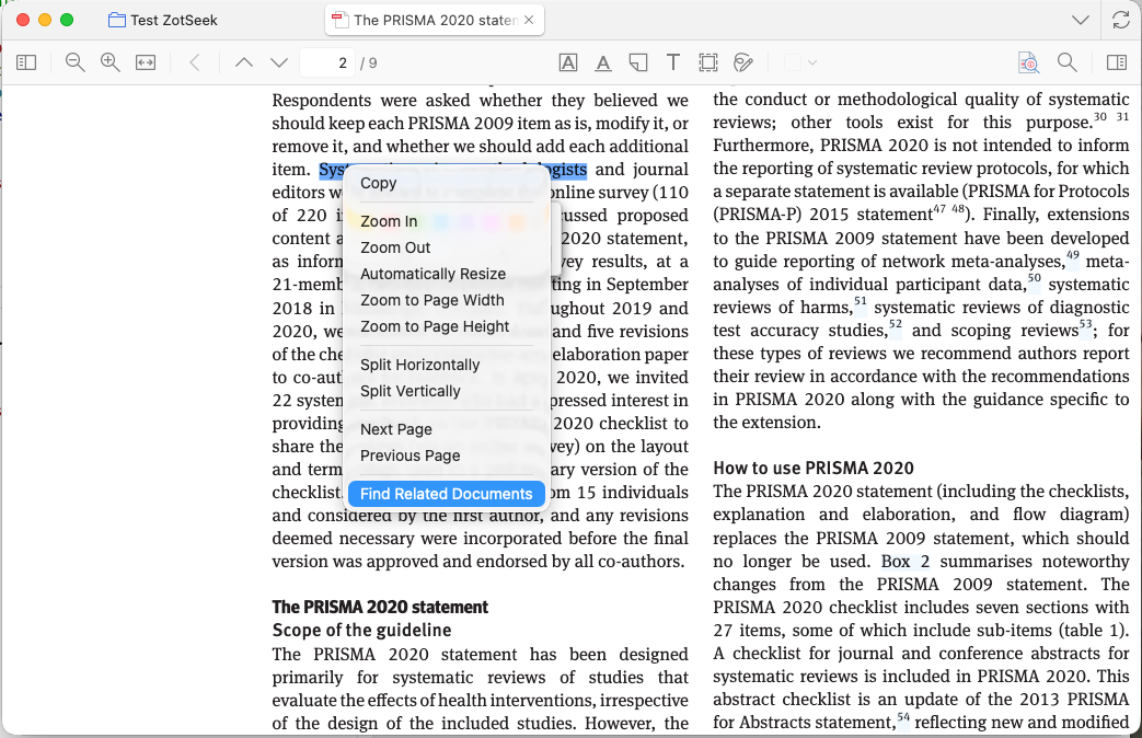 PDF Find Related