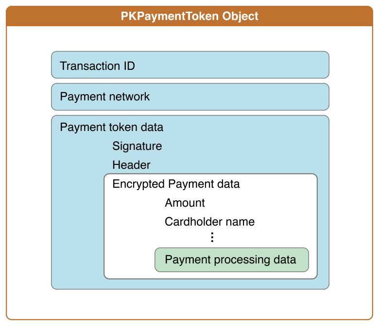 Structure of a payment token