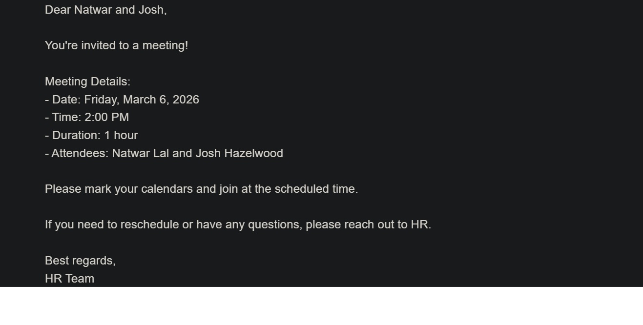 Email Notification