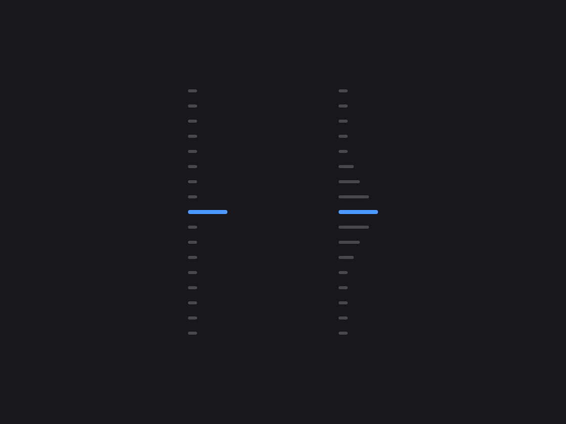 dsh-scroll-timeline（左侧：阅读位置峰值条；右侧：悬停磁吸小山伸长）