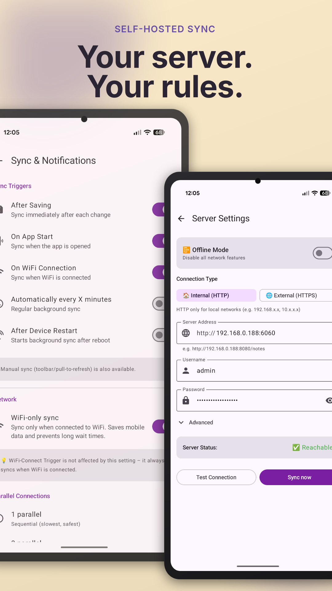 Screenshot 5 of Simple Notes Sync — opens full size