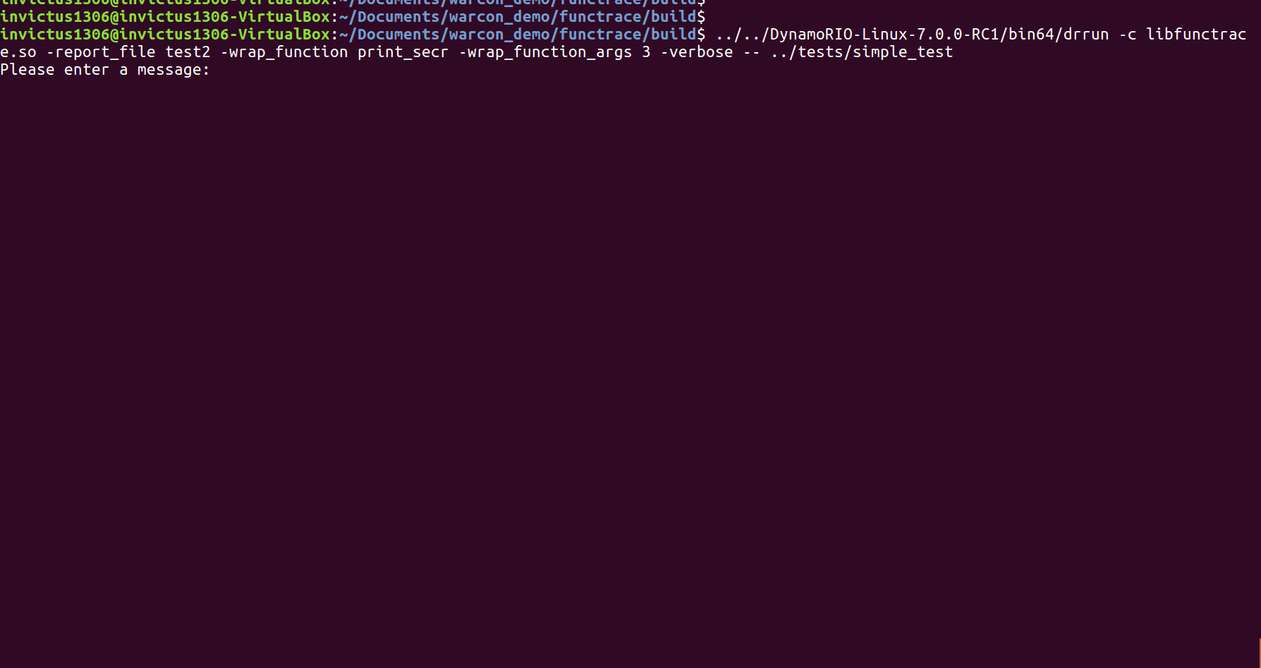 functrace