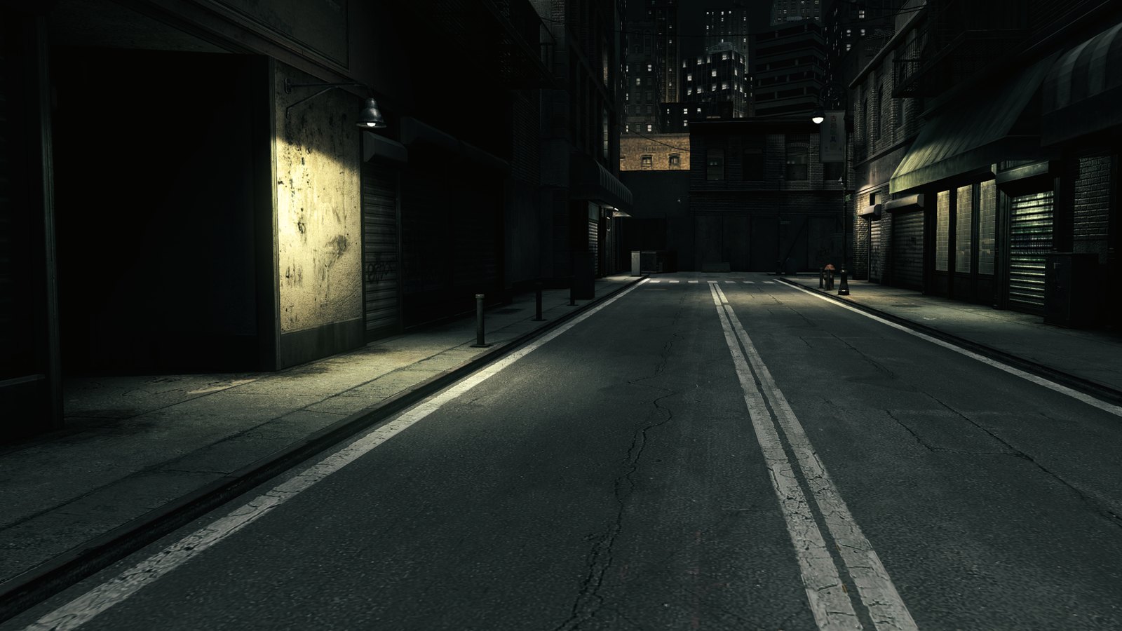 Estacado 0.9.6 rodando The Darkness no PC em Chinatown