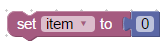 Set variable's value
