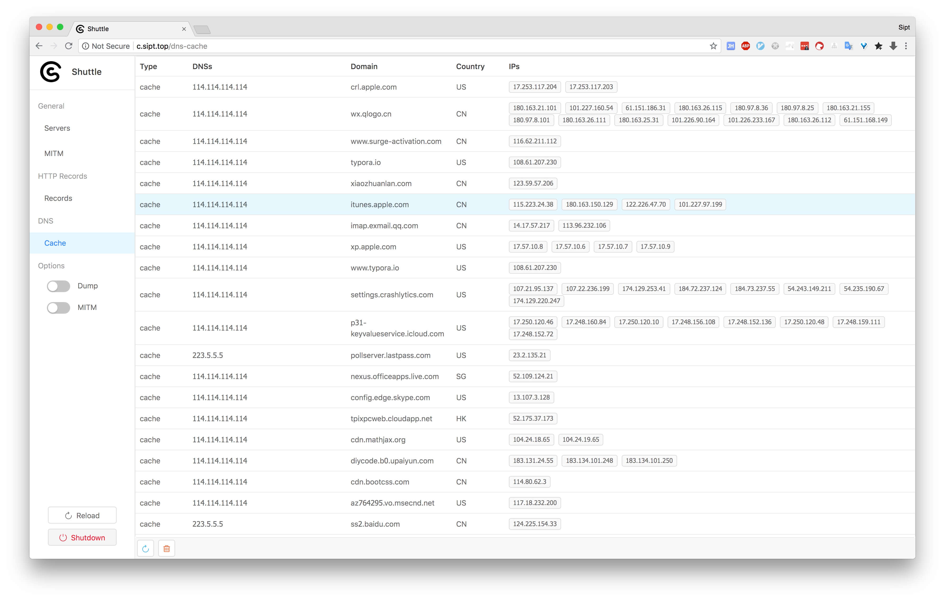 dns-cache