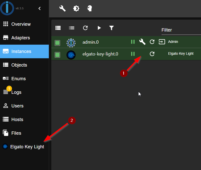 Adapter UI