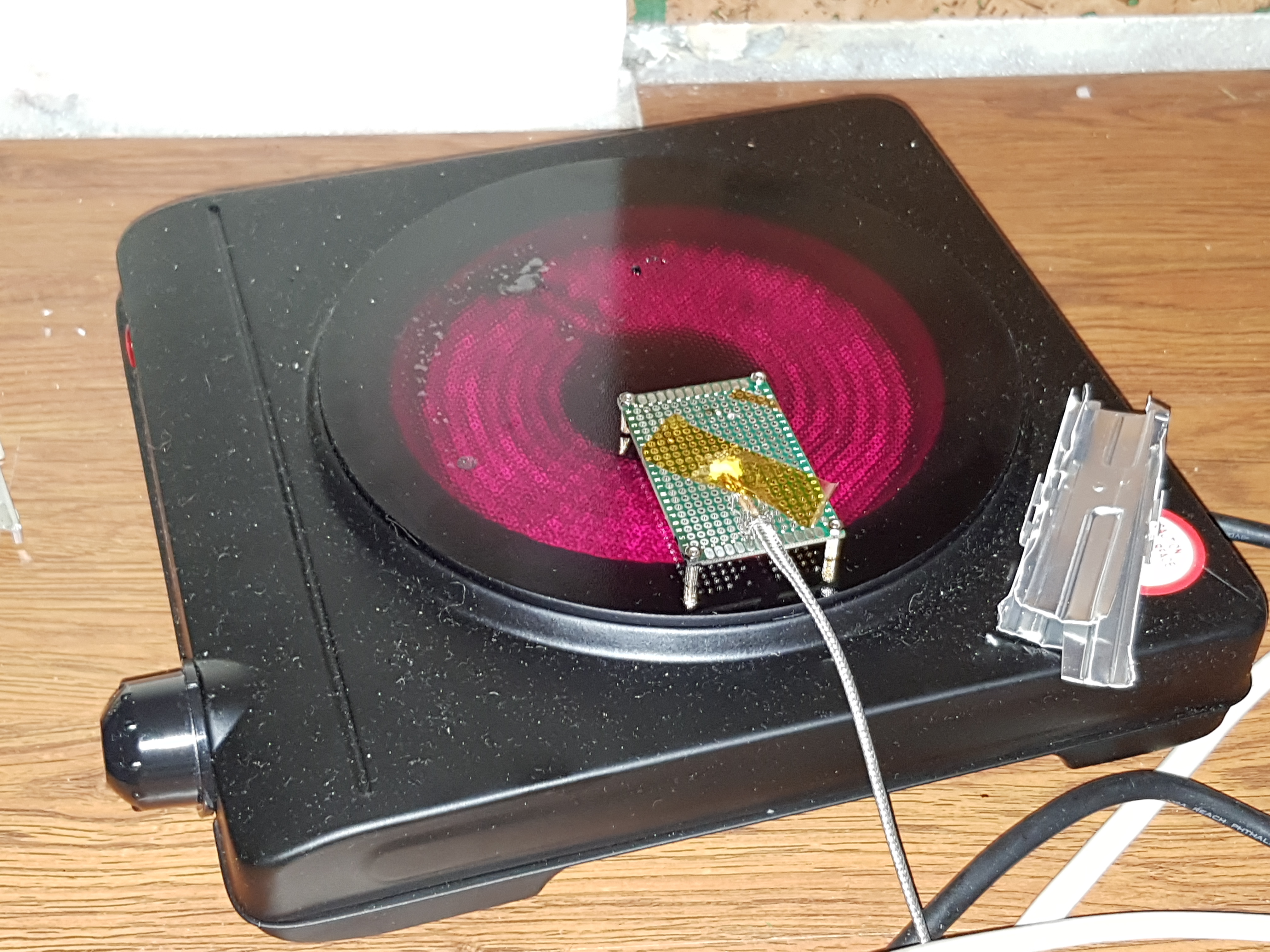 IR hotplate in action