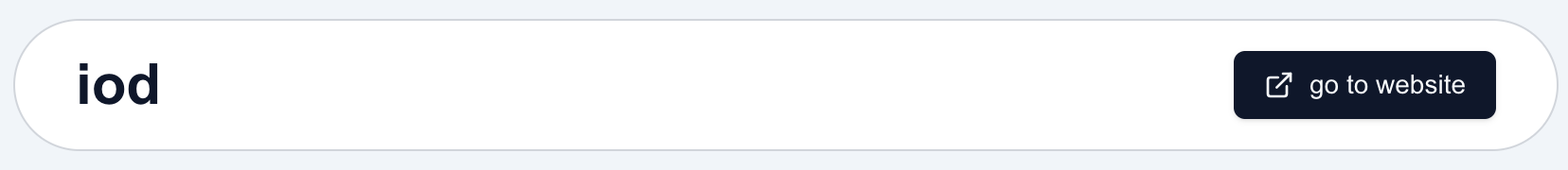 IOD Application Header Screenshot