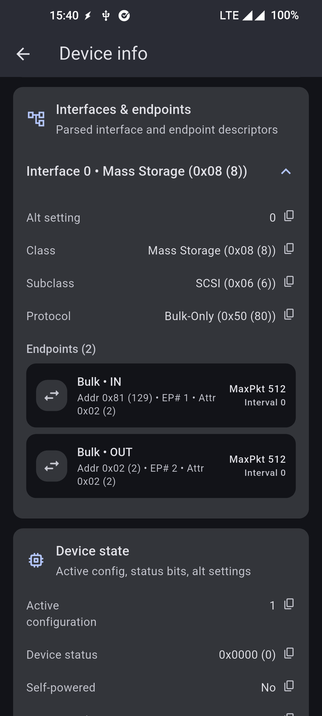 Screenshot 2 of USB Device Info — opens full size
