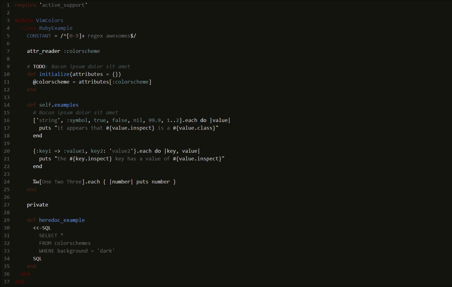 GitHub - evilwaveforms/silenthill.vim: dark vim color scheme · GitHub